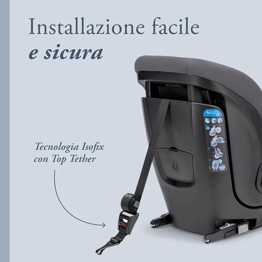 Siège auto Inglesina Caboto I-Size de 75 à 150 cm - Siège auto Inglesina Caboto I-Size de 75 à 150 cm - 4