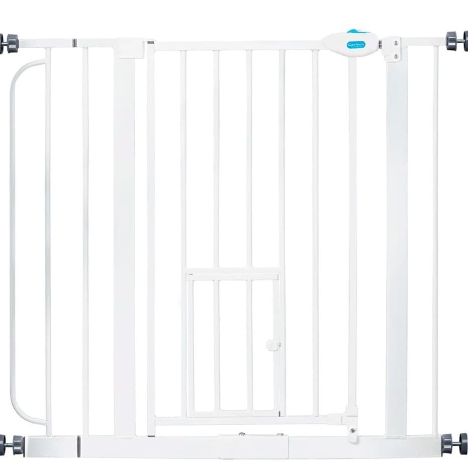 Puerta de seguridad extra ancha «74—93 cm» para niños y mascotas