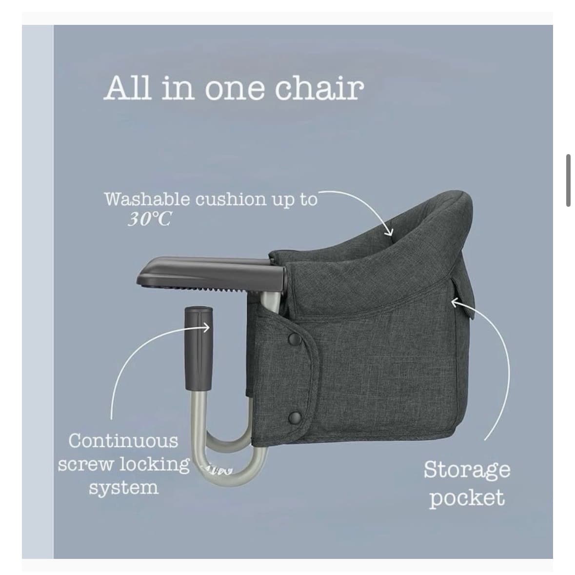 Sedia da tavolo portatile veloce Inglesina - 4