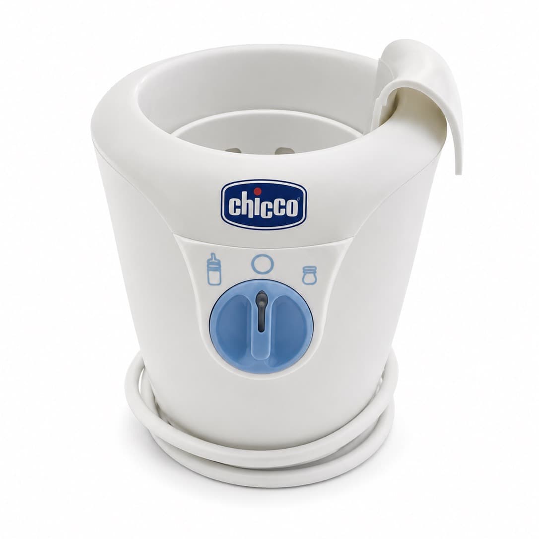 Calentador de botellas eléctrico Chicco y tarros pequeños