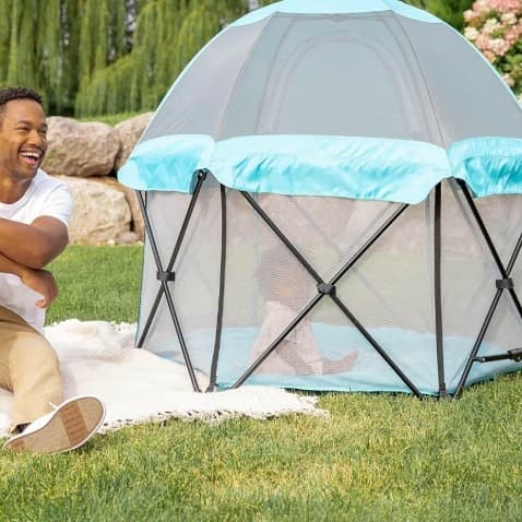 Safety MyPlay Deluxe Portable Playard with Cover