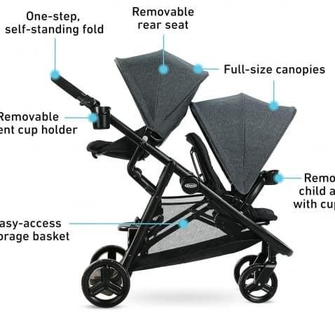 Ready2Grow 2.0 Çift Bebek Arabası - 4
