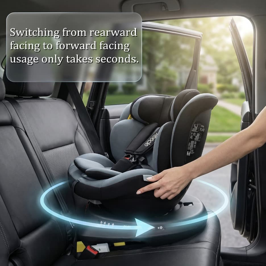 Reecle - Autositz mit ISOFIX - 40-150 cm, <36 kg - 2