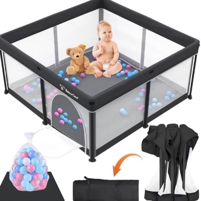 Large Baby Playpen with balls - 50x50