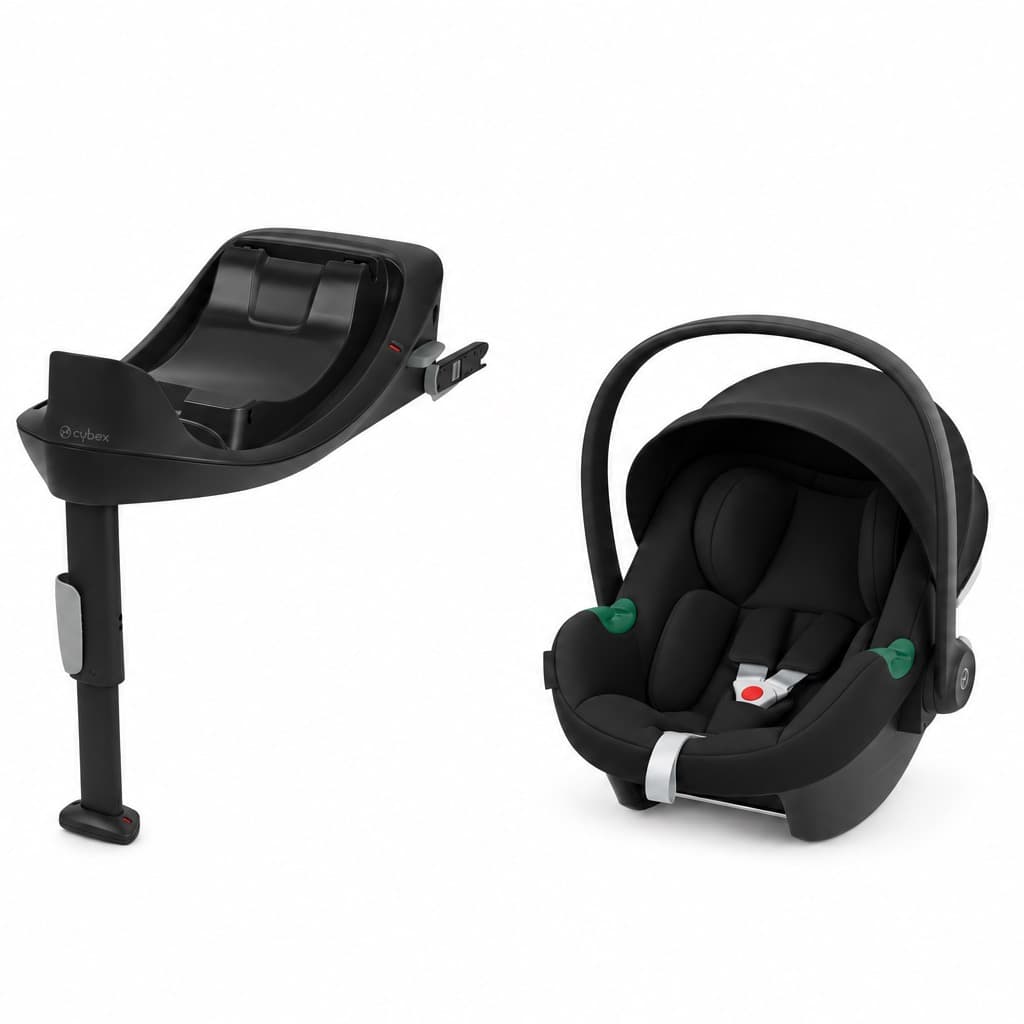 Asiento de coche Cybex Aton B2 i-Size, acogedor, color negro volcánico