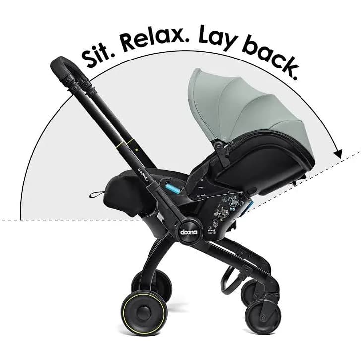 Doona X - Siège d'auto et poussette pour bébé en nitro noir - 2