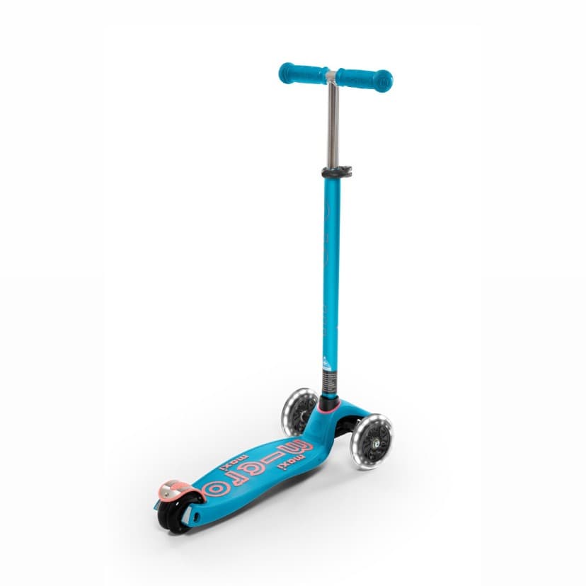 Trottinette LED Maxi Micro Deluxe + micro casque bleu taille moyenne (52 à 56 cm) - 2