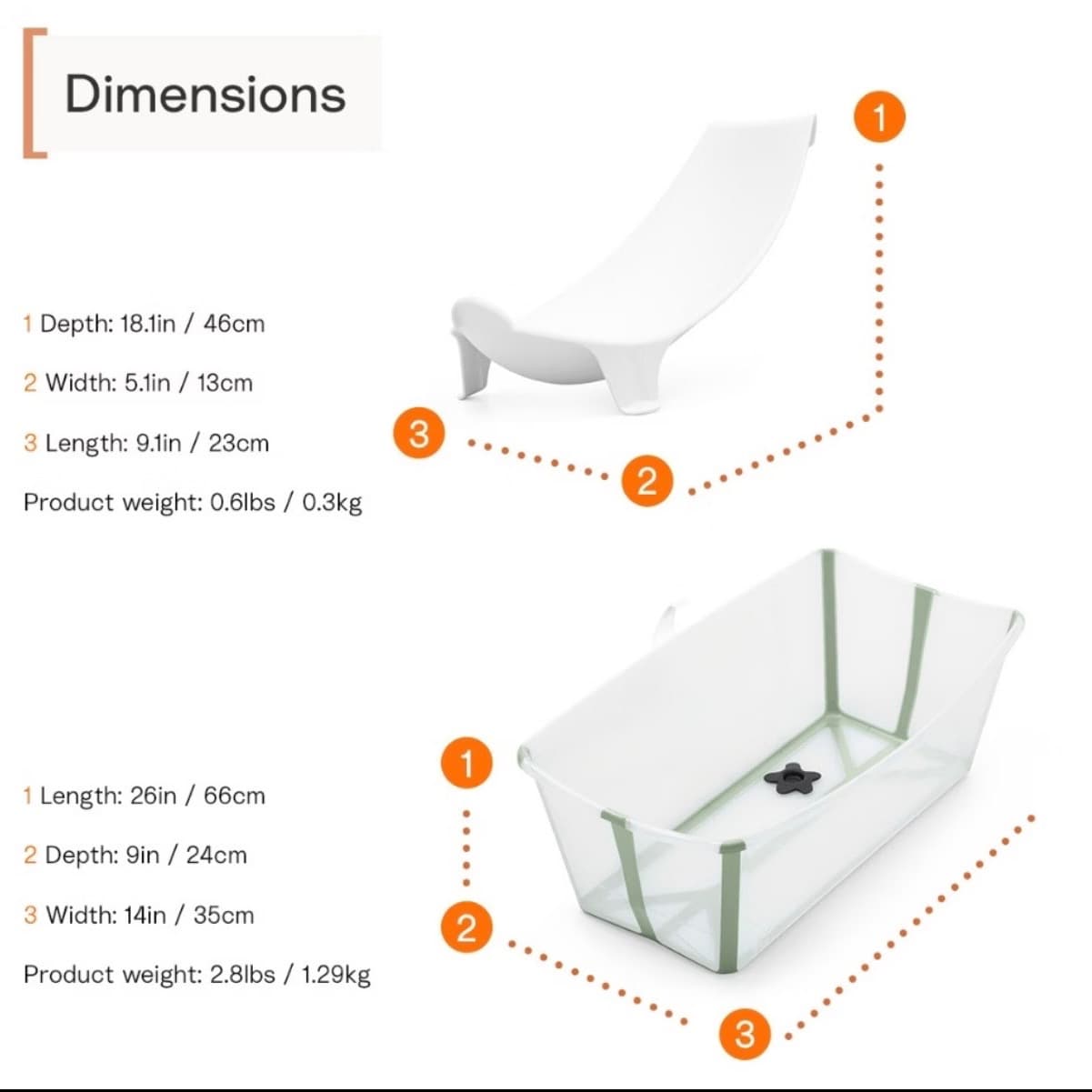 🛁 Stokke Flexi Bath + Soporte para recién nacidos - 4