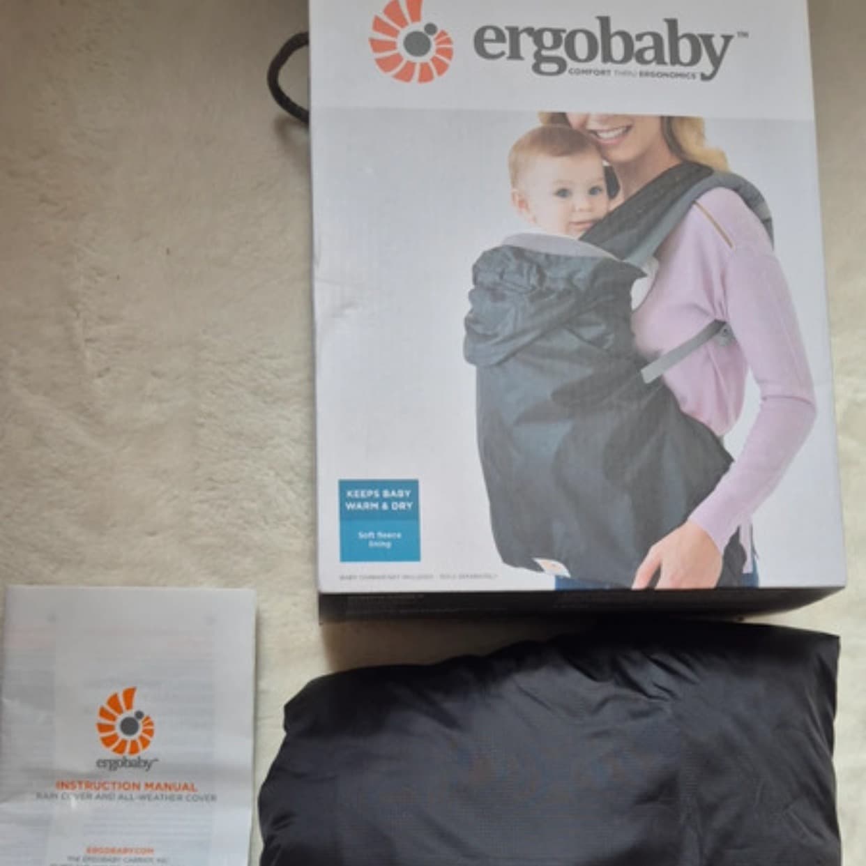 Copertura antipioggia Ergobaby per marsupio — per tutte le stagioni - 3