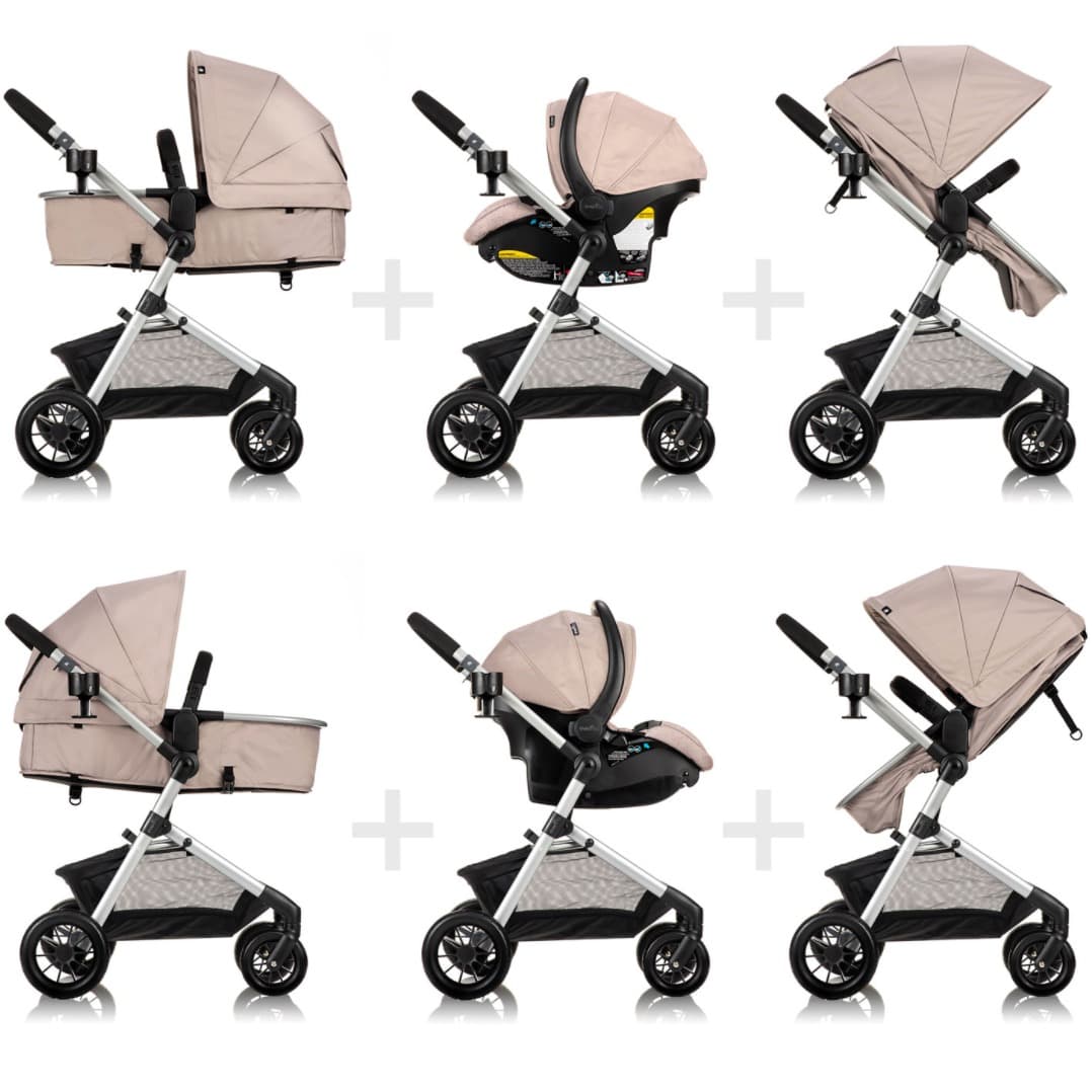 Evenflo Omni Plus Modular Travel System with LiteMax Sport Infant Car Seat