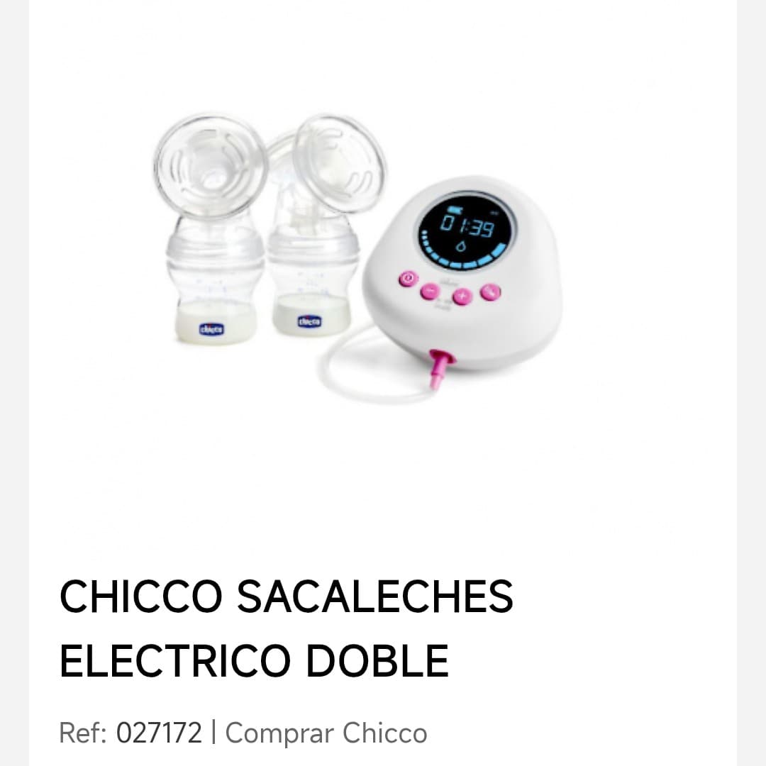 Chicco electric breast pump