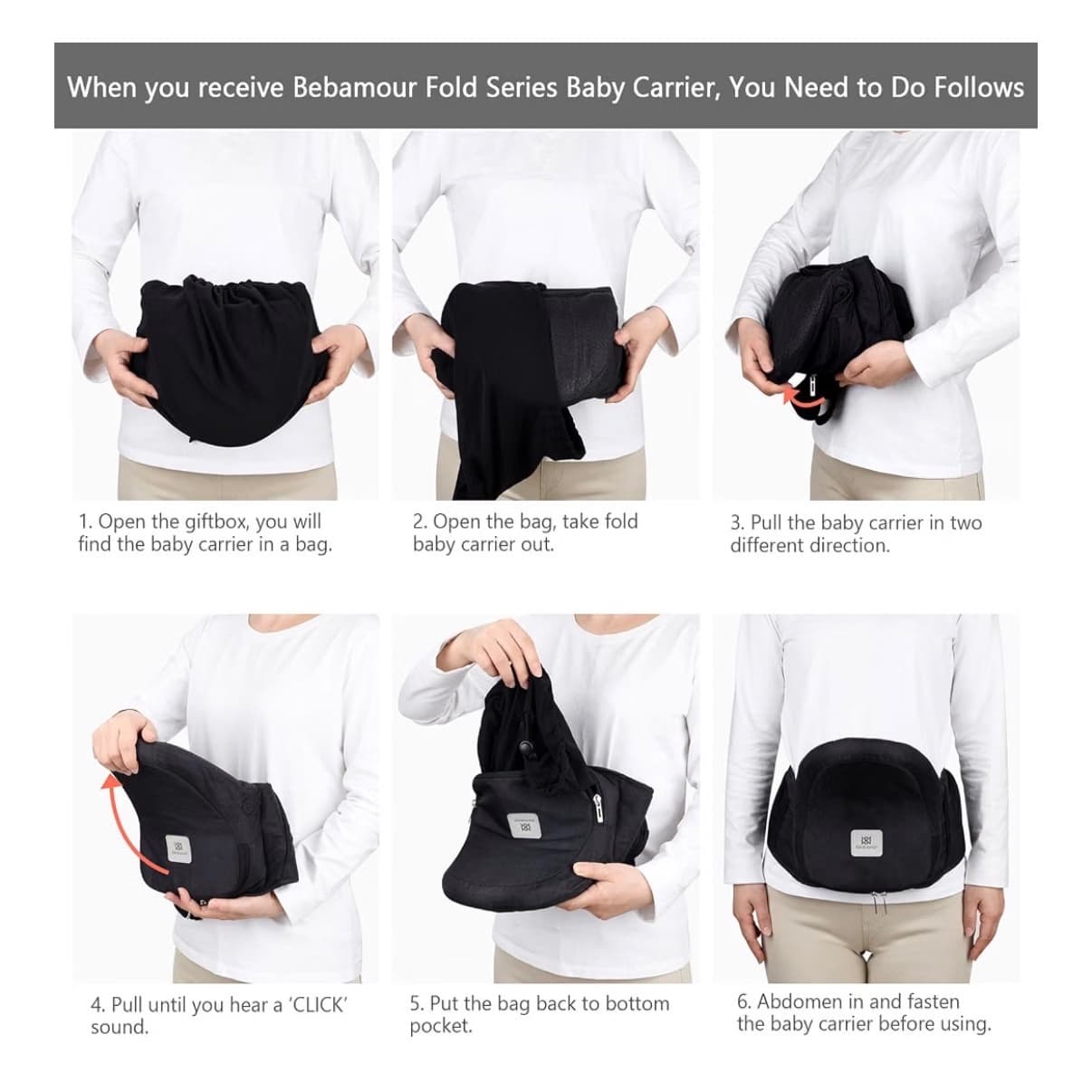 Bebamour Baby Carrier - 3