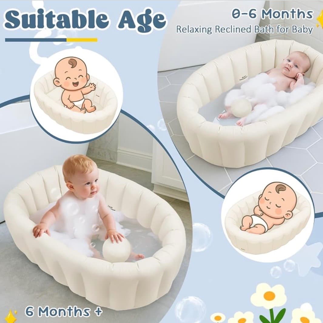 Inflatable baby bathtub - 2