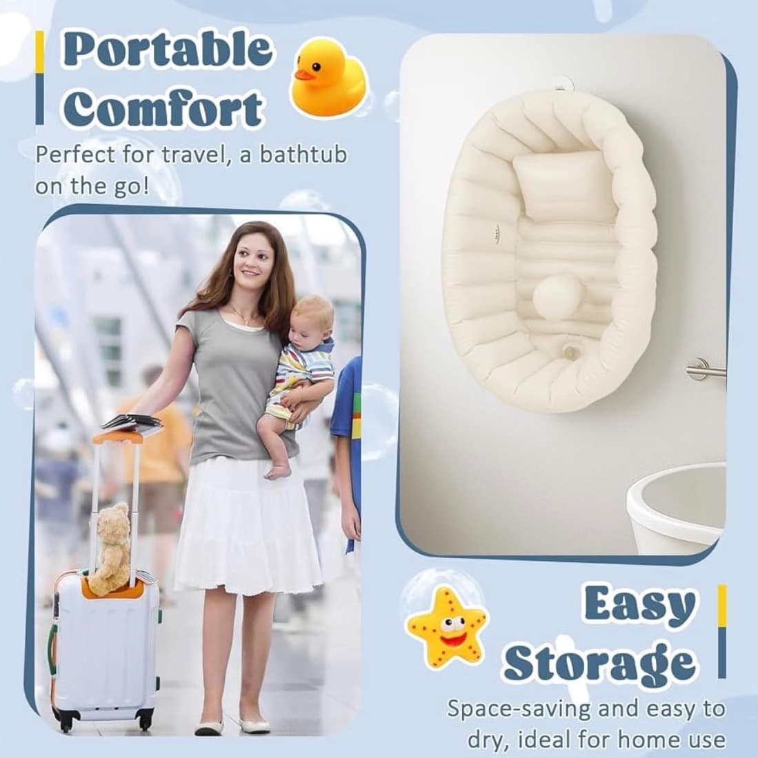 Inflatable baby bathtub - 3