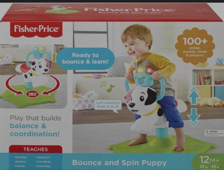 Bounce and Spin Puppy Toy - 2