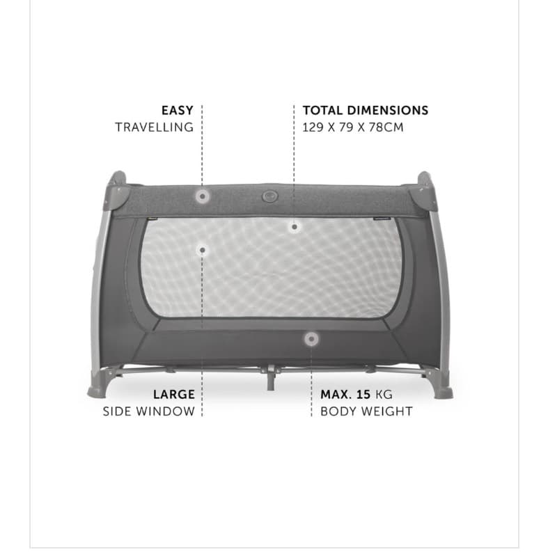 Hauck Play & Relax centre travel cot play pen - 2