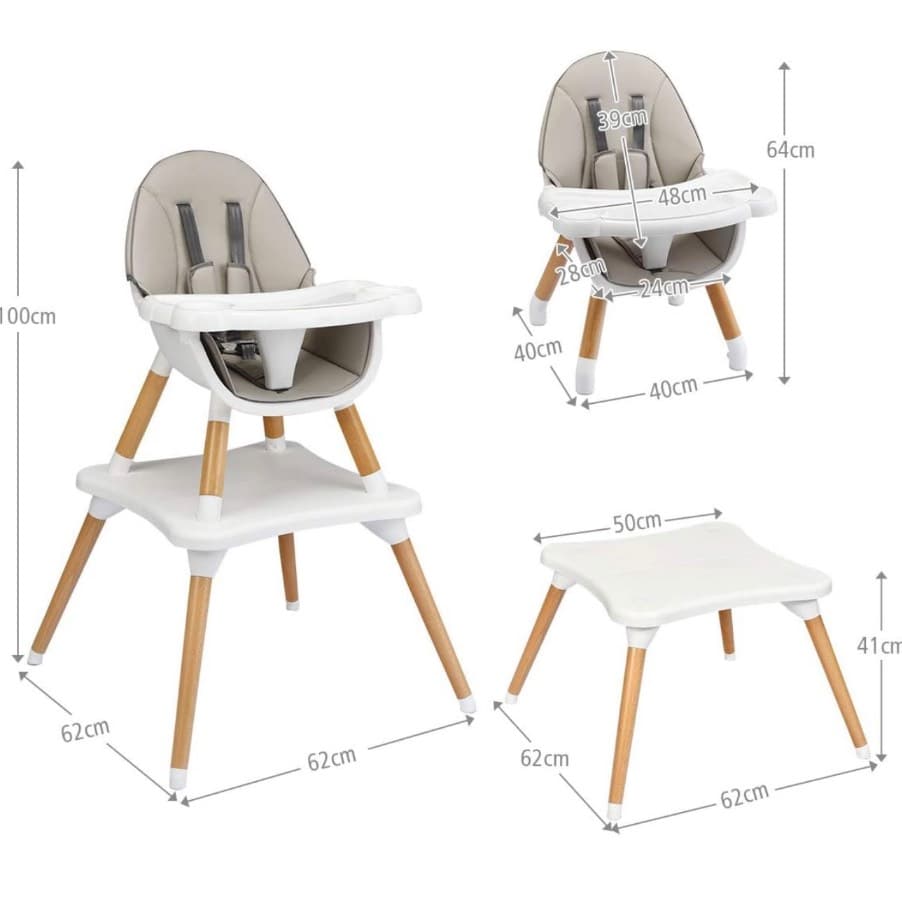 COSTWAY - High Chair / up to 15 kg - 3