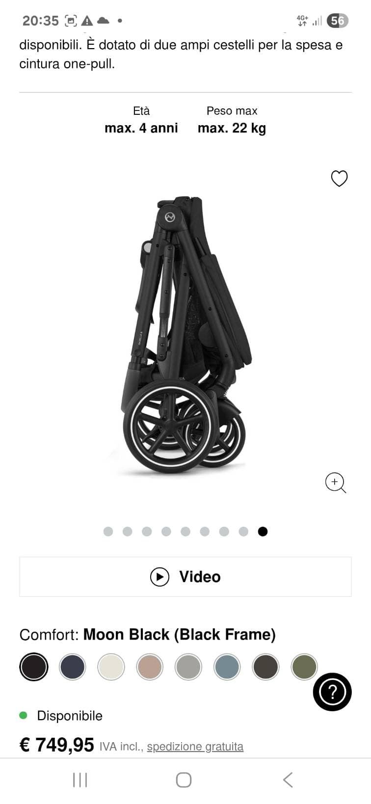Passeggino cybex gazzelle S, anche gemellare - 4