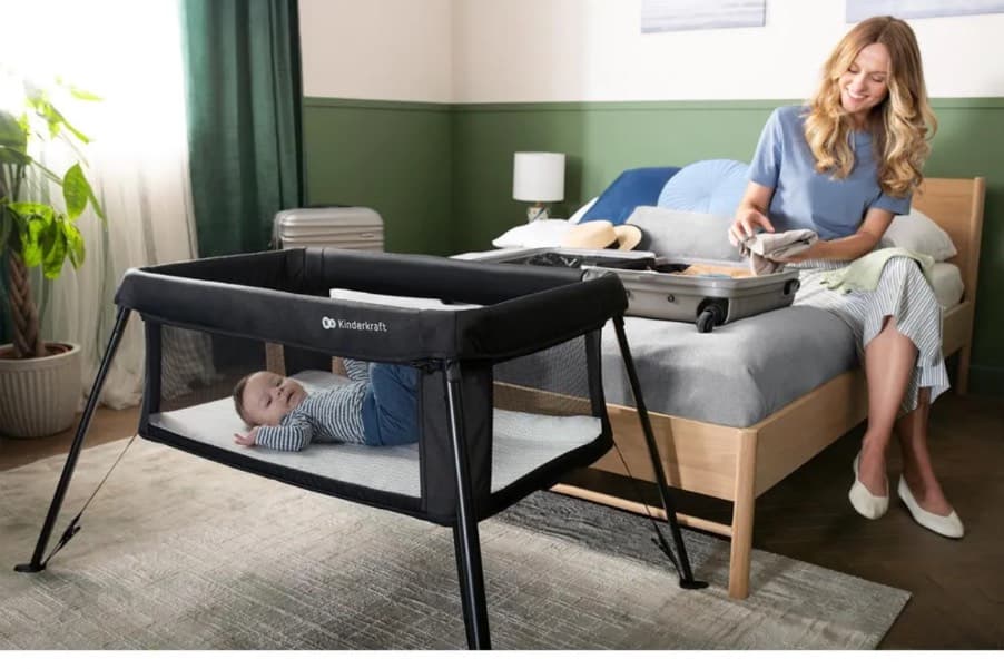 Superstylisches 3-in-1-Reisebett (Kinderkraft) - 3