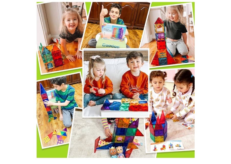 Construcciones bloques magnéticos coodoo - 4