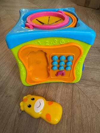 Activity cube with shapes, music, sounds, buttons - 2