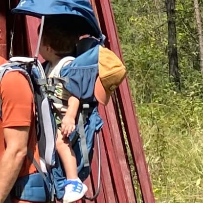 Zaiono porta bimbo montagna