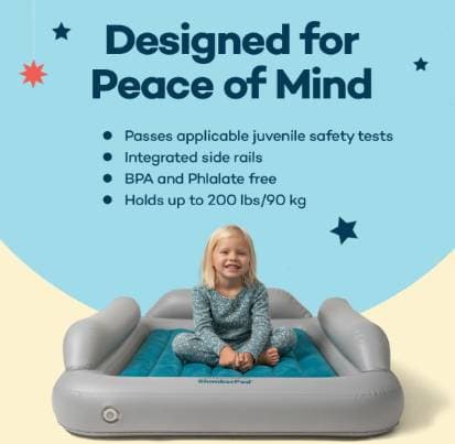 SlumberPod SlumberTot Inflatable Toddler Travel Bed - 4