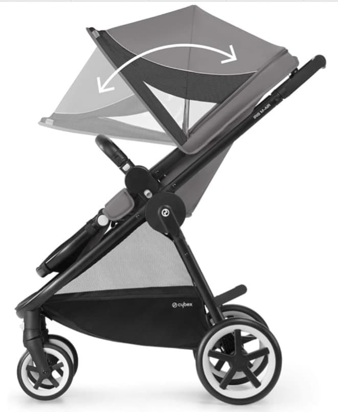 Cybex Iris M-Air denim stroller/pram for kids, color blue - 4