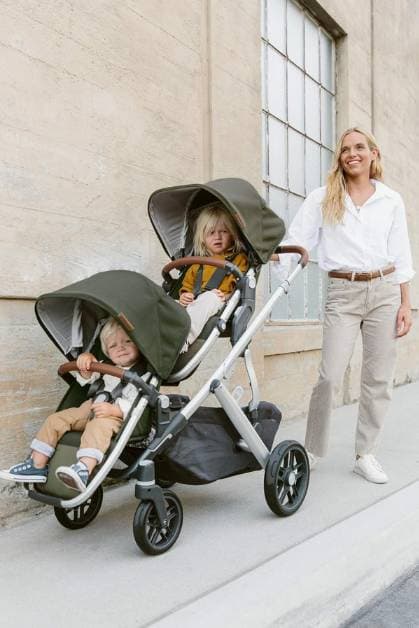 UPPAbaby Vista V2 Stroller + RumbleSeat Double Stroller - 2
