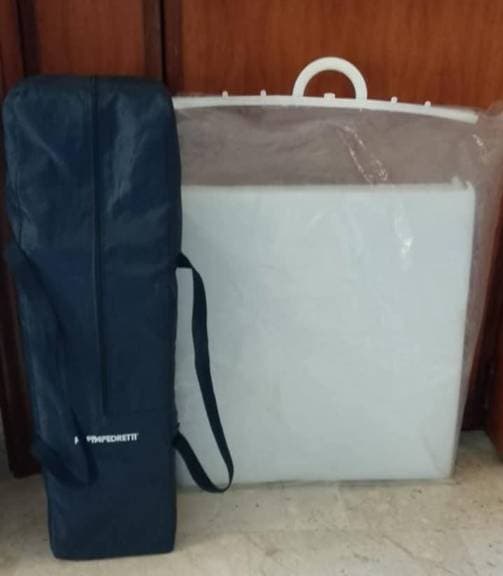 Foppapedretti travel cot - higher mattress