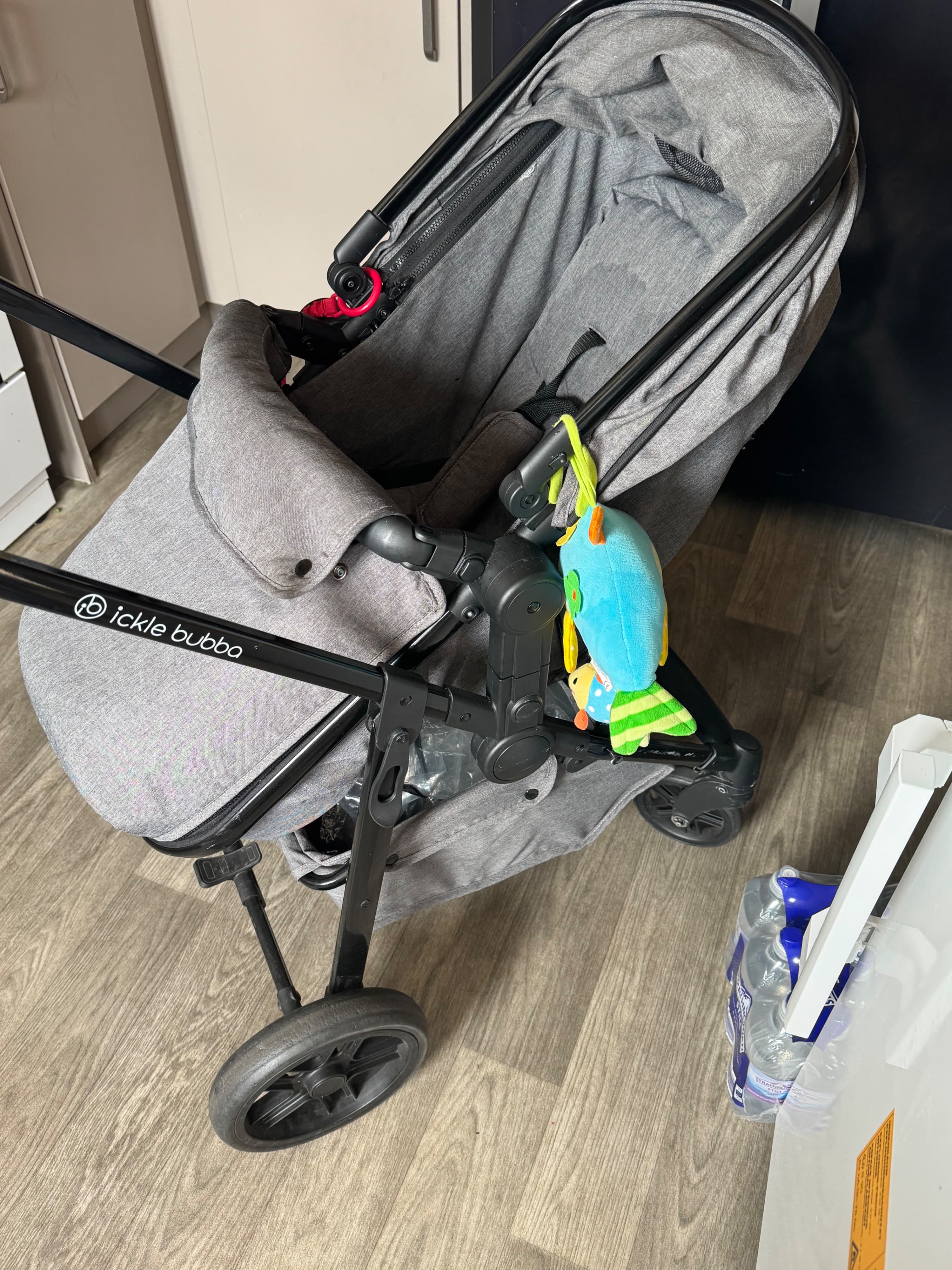 Sistema da viaggio 3 in 1 Ickle bubba Moon (grigio)/15 kg max - 4