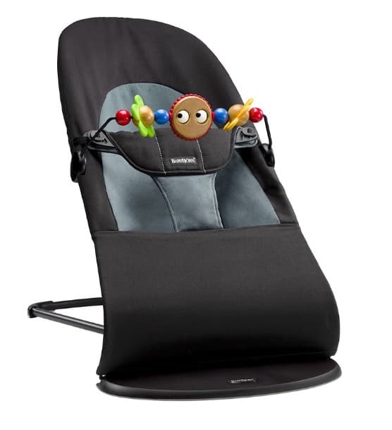 Baby bjorn bouncer for babies/sand colour with toy - 2