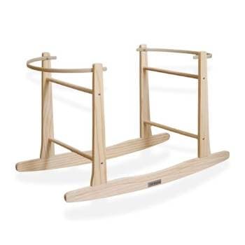 Cesta Uncinetto + materasso + base a dondolo in legno - 2