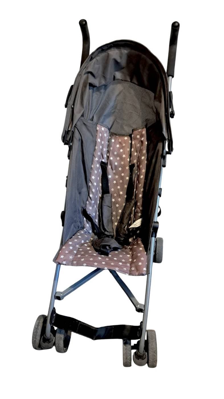 Poussette pliable légère pour bébé avec siège à motif en étoile