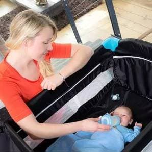 Travel Cot with changing top and height-adjustable lie-down area - 3