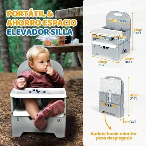 Travel High Chair with Dining Tray - 2