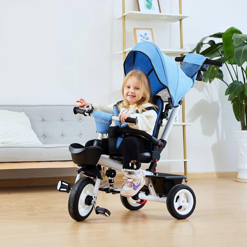 EOOWOY Baby Trike, 6-in-1 Kids Tricycle /18 Months - 5 Year - 3