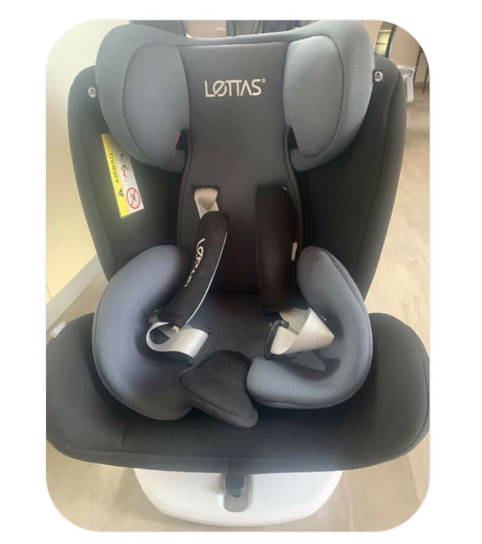 LETTAS Convertiblle Car Seat 0+1/2/3 Plus Group (0-36 kg/0-12 Year) with Isofix